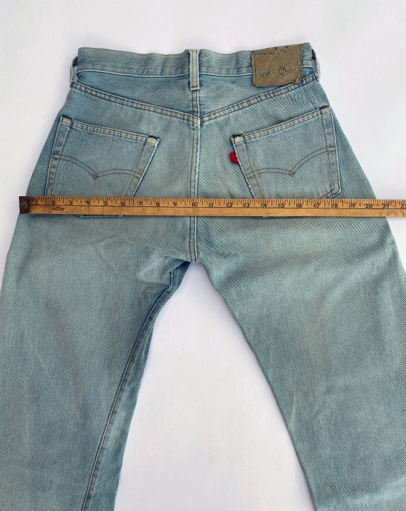 1980's Levi's 501 Selvedge w28 L28 Vintage Redlne… - image 9