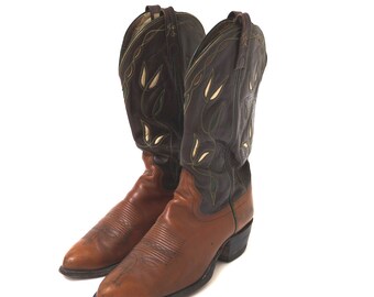 Rare Vintage‎ Polo Ralph Lauren Brown Leather Double Monk Strap Chukka Boots 9 D Vintage 90s 00s Ralph Lauren Polo Dover Duck Boots Chunky  main image 4