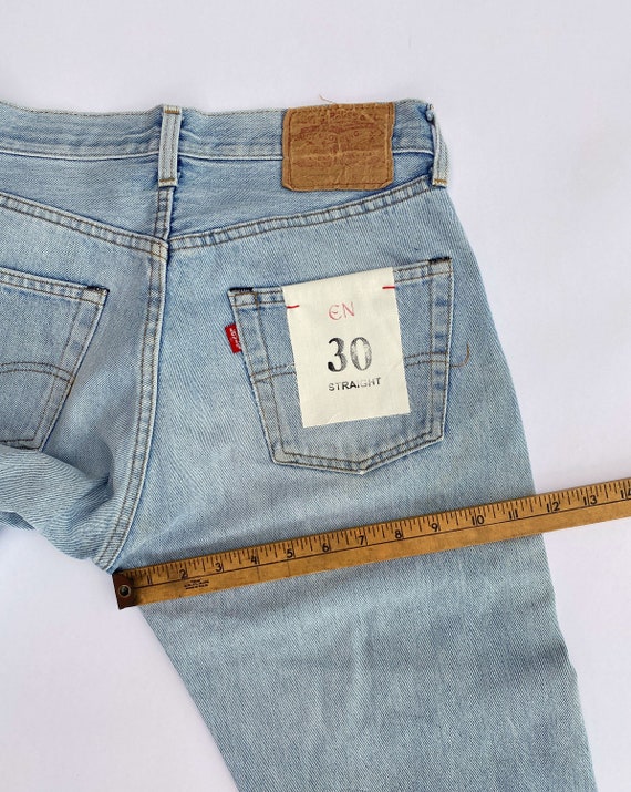 1980's Levi's 501 Selvedge w30 L30 Vintage RedLin… - image 8