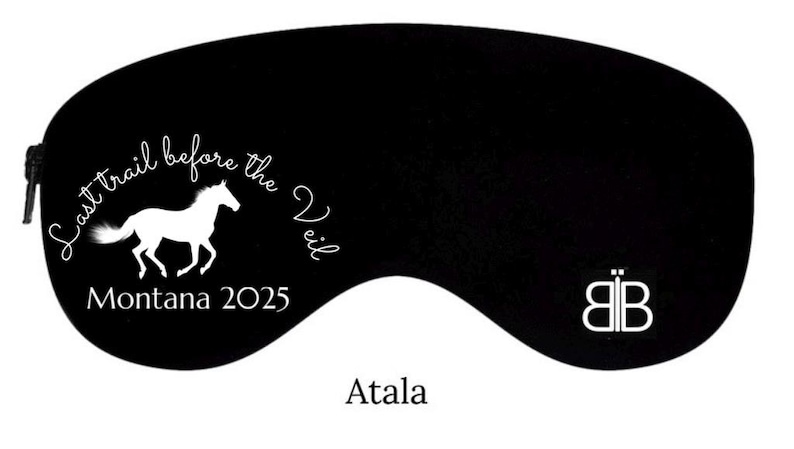 Zip-up beanie with integrated moldable eye mask in Black The Butterfly Hat image 7