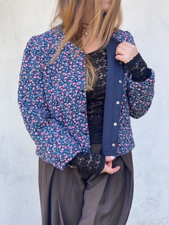 Vintage floral jacket, patchwork jacket, floral t… - image 9