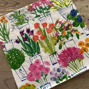 4 Pack 40x30cm Decoupage Paper Napkins - Vintage Butterfly Craft Art For DIY Projects
