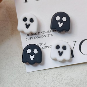 4pcs Cute Ghost Thumb Grip Caps for Switch/Switch Lite/Switch OLED – Joy-Con Joystick Covers, Nintendo Switches Accessories Thumb grip