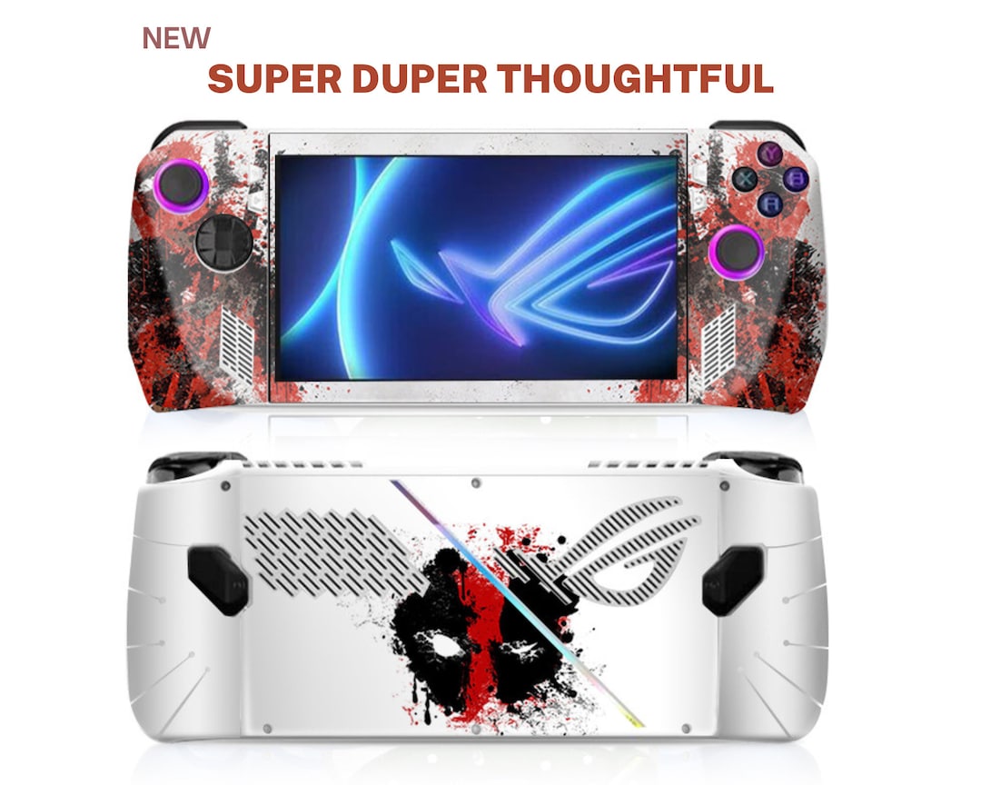 ROG Ally Skins Vinyl Sticker Set Premium Design, Protective Console Case, and 3M Vinyl Cover for