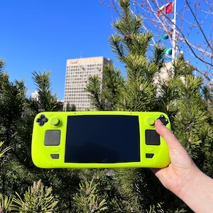Steam Deck LCD (2022) Fluorescent Silicone Skins, Glow in The Dark, Shockproof Protective Silicone Case for Steam Deck, Final Sell