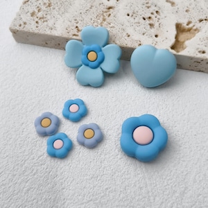 Cute Flower Hearts Thumb Grip Caps Set for Switch/Switch Lite/Switch OLED, Joy-Con Joystick Covers, Nintendo Switches Accessories Thumb grip