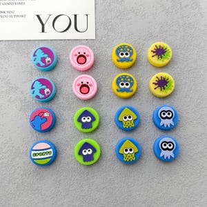 2pcs Cute Silicone Thumb Grip Caps for Switch/Switch Lite/Switch OLED – Joy-Con Joystick Covers, Nintendo Switches Accessories，SUPER SALE