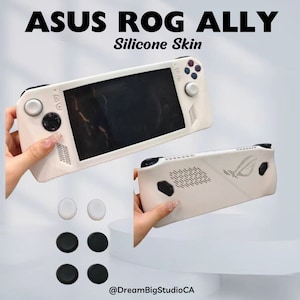 ASUS Rog Ally Zachte siliconen hoes Wasbare beschermende consolebehuizing Volledige bescherming Antikras Stofdicht Lichtgewicht Schokbestendig