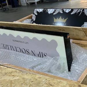 3' X 6' Outdoor Lighted Sign | LED Illuminated | Store Front | Custom ...