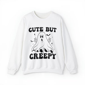 Cute But Creepy Halloween Unisex Heavy Blend™ Crewneck Sweatshirt