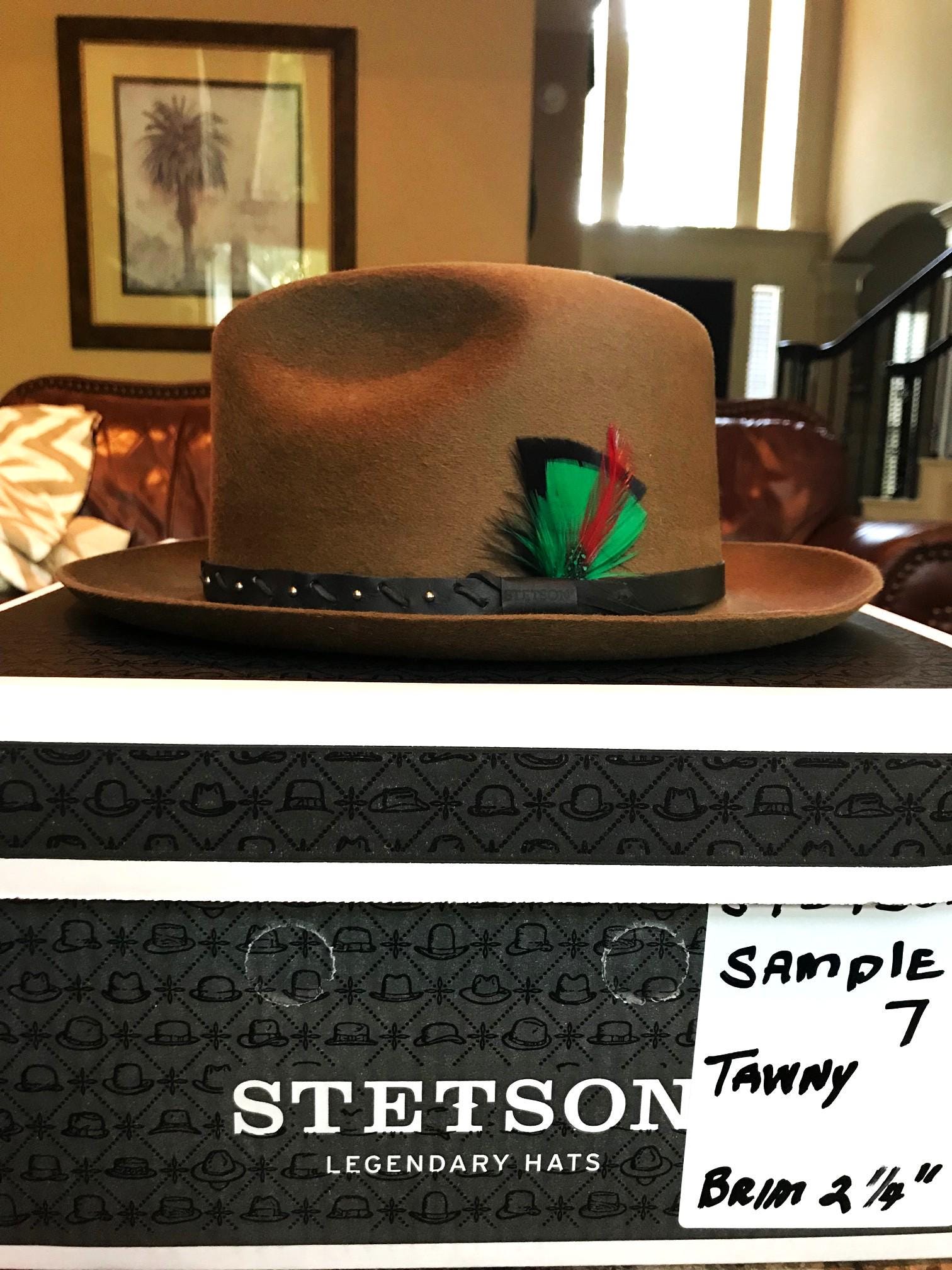 期間限定　sample品　ステットソン　used Stetson Hat Sample - Etsy