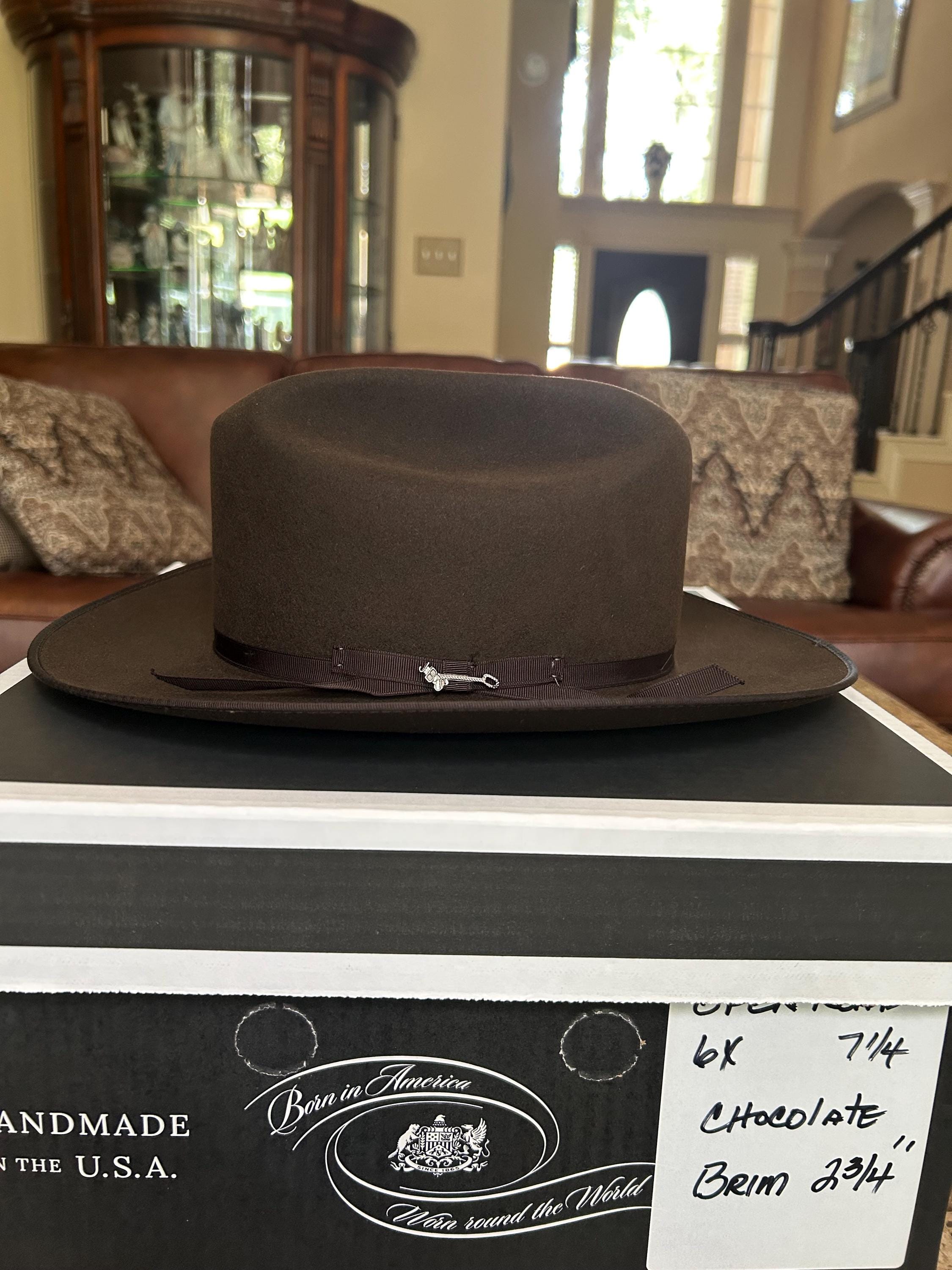 帽子 50s STETSON OPENROAD 7 1/4 Stetson Open Road Hat 7 1/4 - Etsy