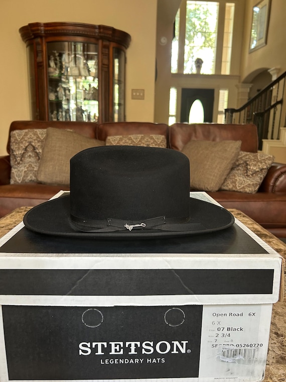 Stetson Open Road 6X Black 7 Western Look! - Etsy