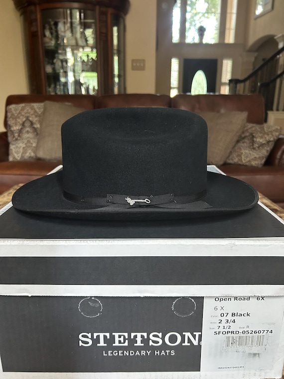 Stetson 黒 Stetson Mens 6x Skyline Black Felt Hat – Texas Boot Company