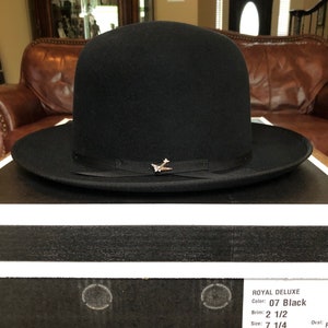 Stetson Premier Stratoliner Black 7 1/4 Great Fedora - Etsy