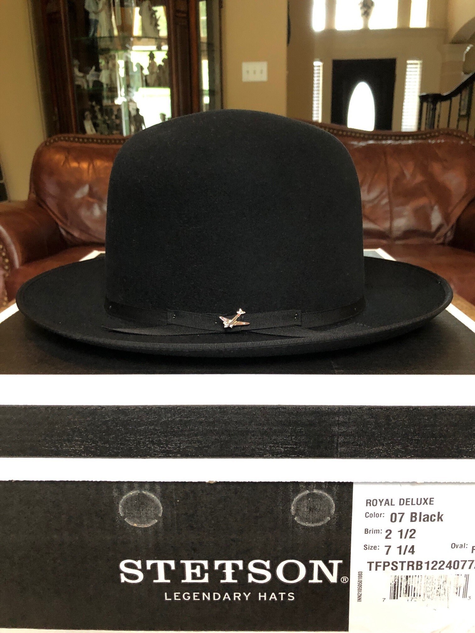 Stetson Premier Stratoliner Black 7 1/4 Great Fedora - Etsy Finland