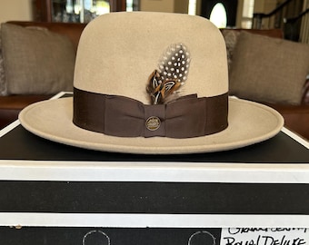 Stetson "Grand Central" Royal Deluxe Silverbelly 7 1/8 Seltenes Fundstück!