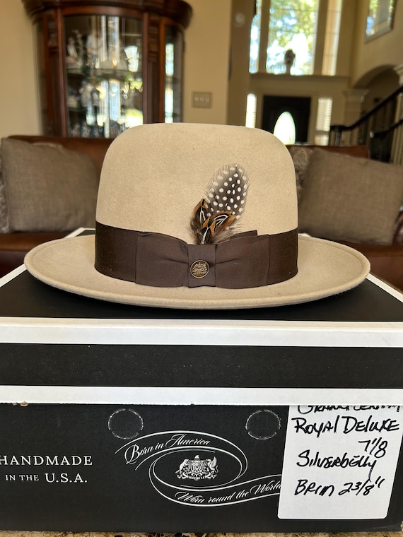 Royal Deluxe Stetson Silverbelly Hat Open Road Royal Deluxe Hat Stetson