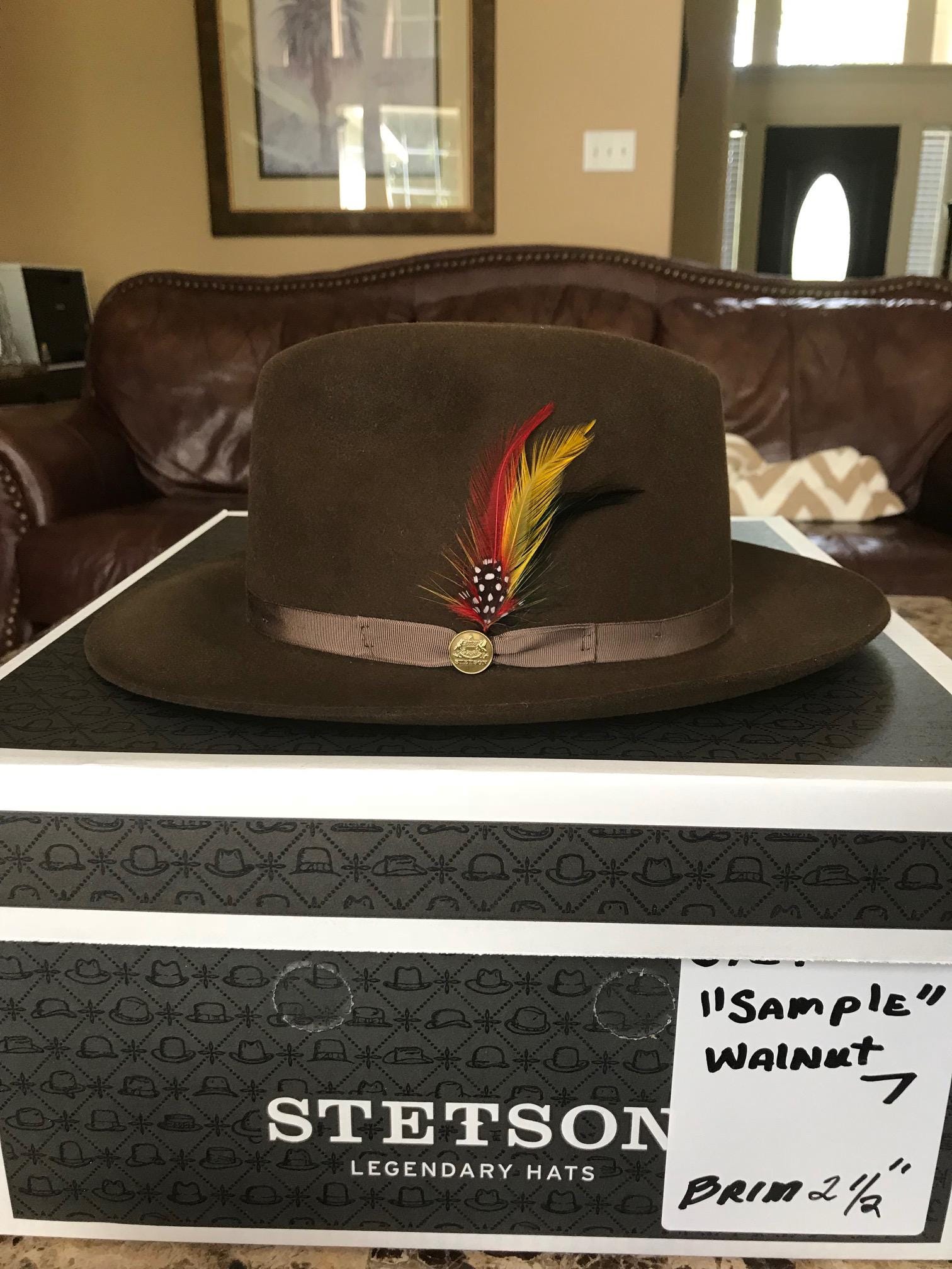 期間限定　sample品　ステットソン　used Stetson Hat Sample - Etsy