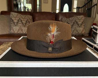 Vintage 1950s Stetson 3X Beaver Cowboy Hat - Size 7 1/8 - Etsy
