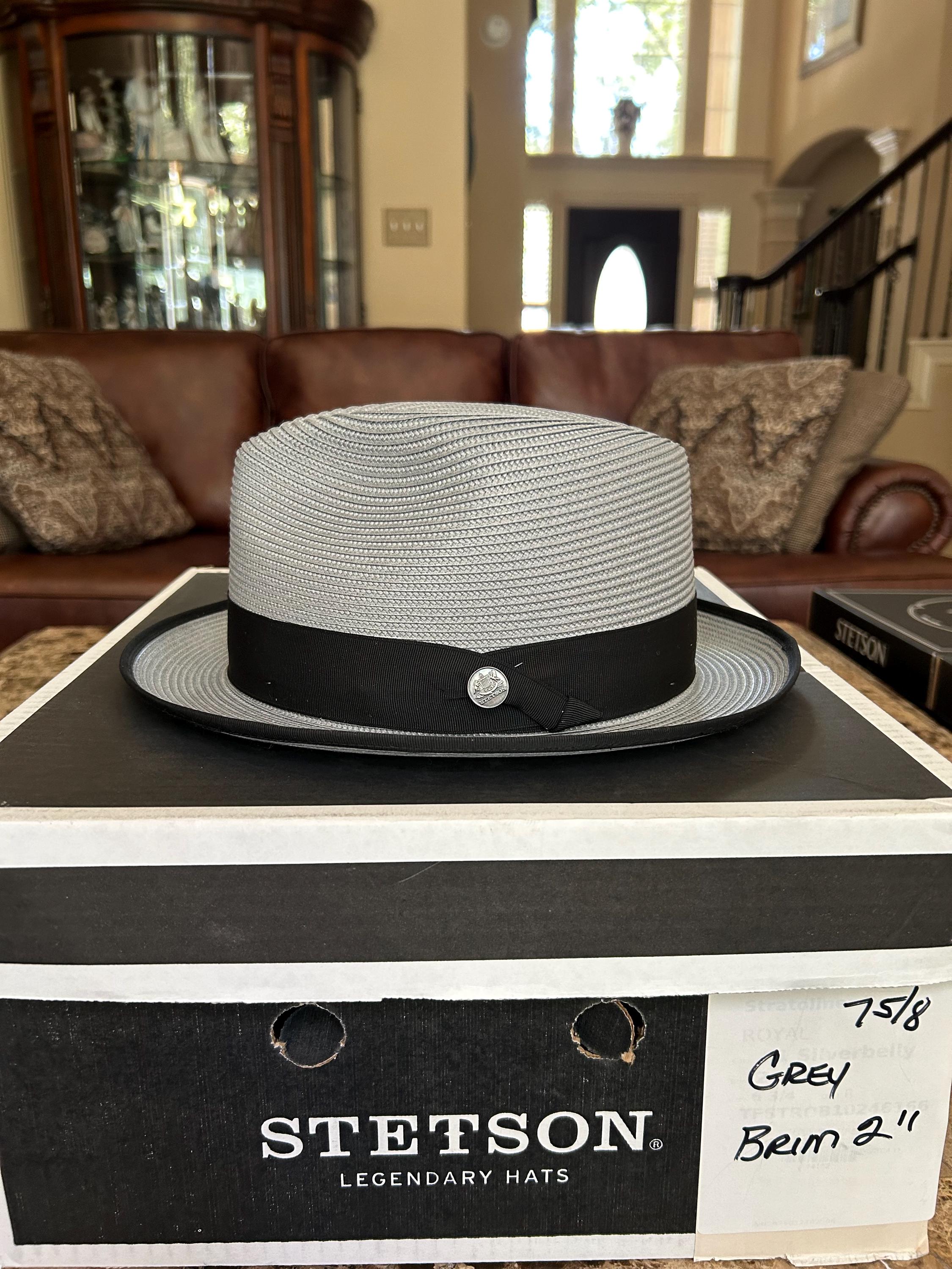 Stetson Fedora 7 5/8 - Etsy