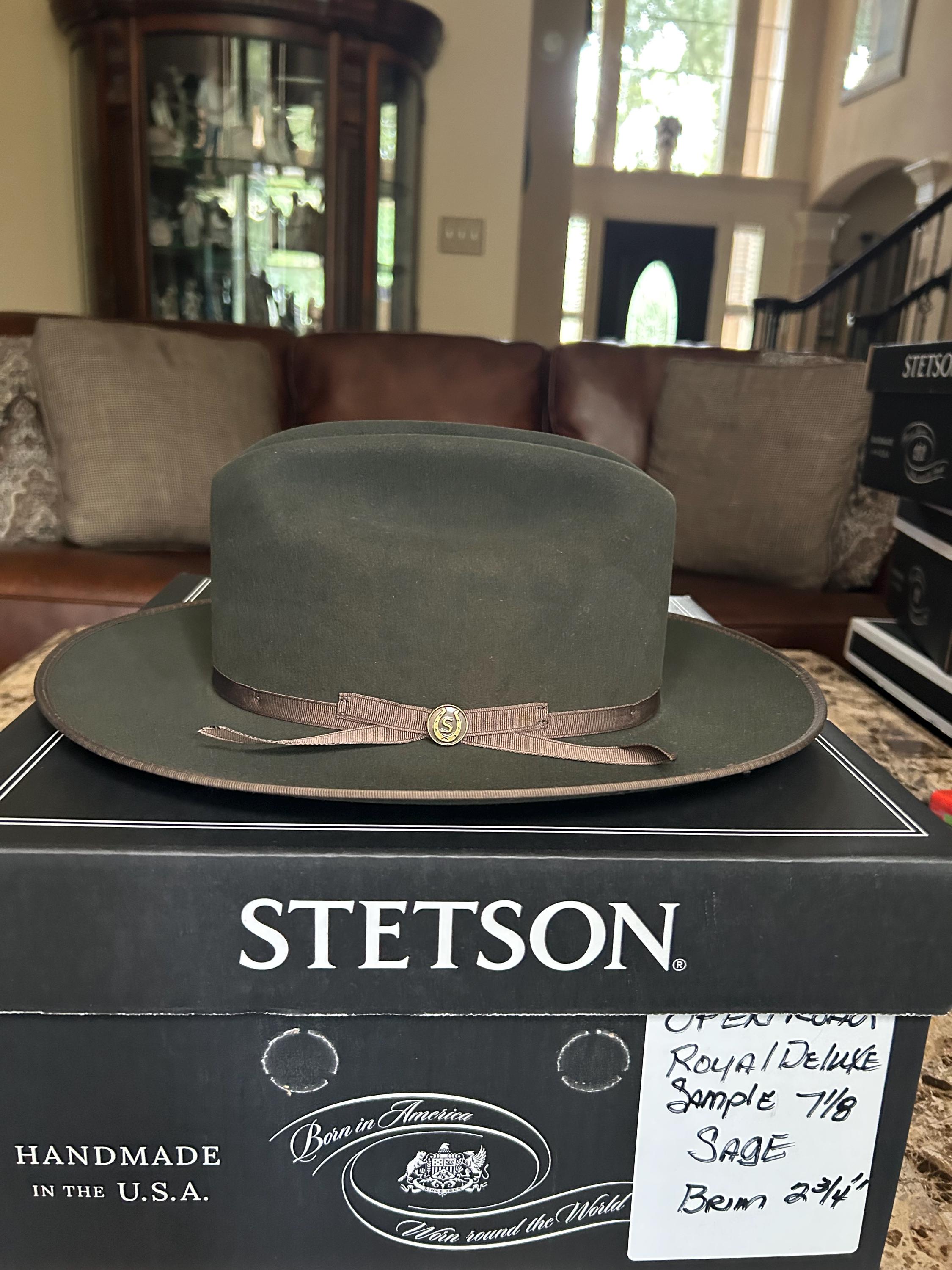 STETSON ハット サイズ58 7 1/4 激レアミント！ THE Royal Stetson 7 1/4 58cm Stetson 0 Royal