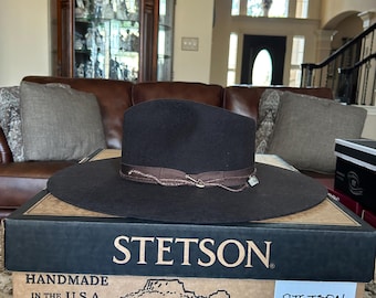 Cappello Stetson JW Marshall Wool Cordova M 7 - 7 1/8 stile Western!