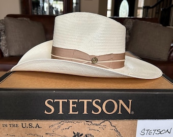1950s Stetson Royal De Luxe the Open Road Fedora Hat - Size 7 1/8