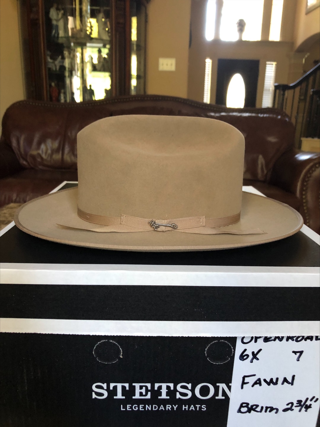 Stetson Open Road 6x Fawn 7 Western Look Etsy