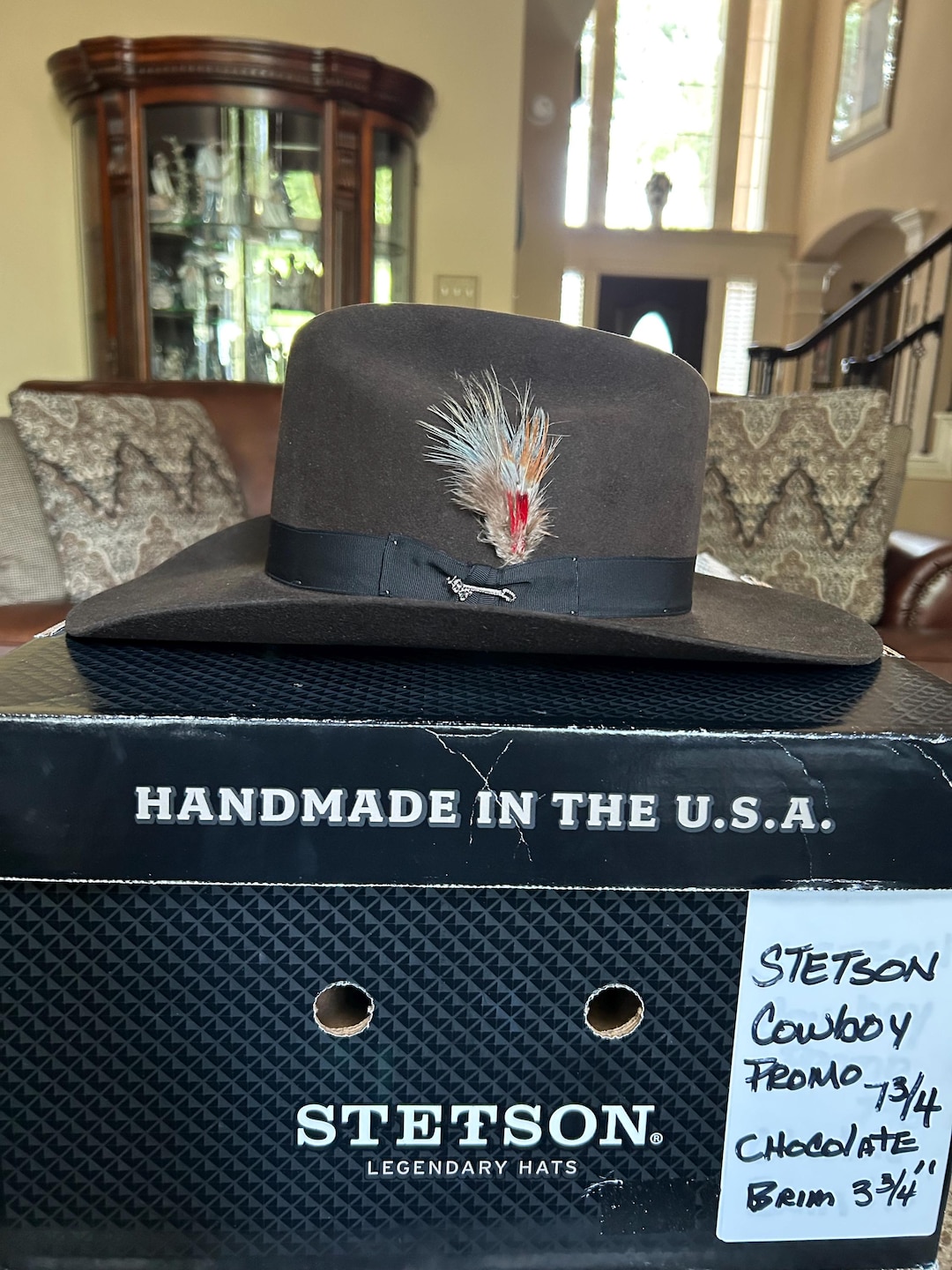 Stetson Hat ストロー 8X 7-3⁄8xx STETSON USA カウボーイハット 100