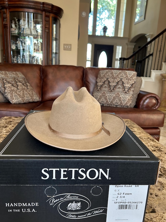 Stetson Open Road 6X Fawn 7 Western Look! - Etsy Israel