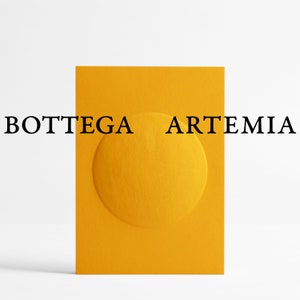Ciclope! Giallo YE1 - Wall Art - Paper Art - Paper Minimalist Design - Quadro in Carta - ARTEMIA - Home Decor - Venezia, Made in Italy
