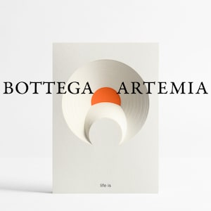Nanetto! — Mod. Orange — ARTEMIA, Artifacts For The Home — Quadro Scultura in Carta