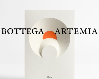 Midget! — Mod. Orange — ARTEMIA, Artifacts For The Home — Paper Sculpture Picture