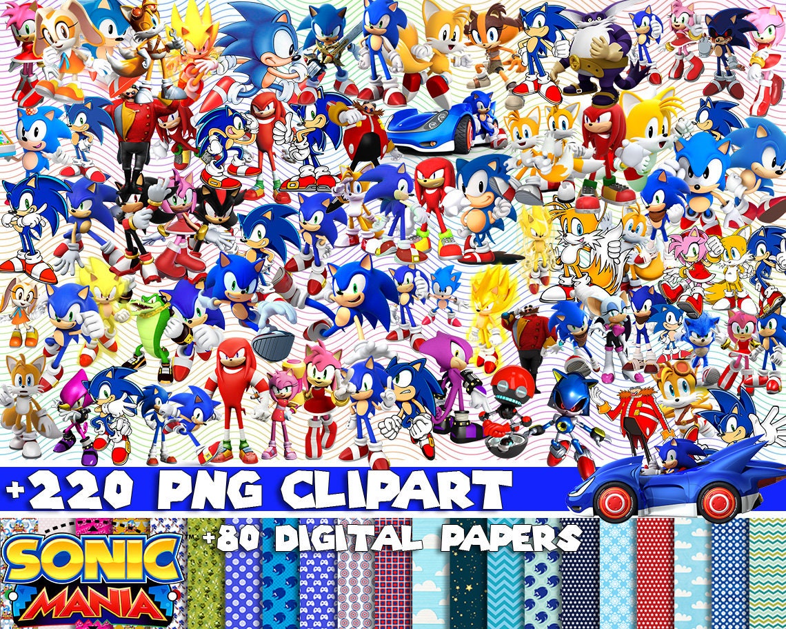 Sonic Mania designs, themes, templates and downloadable graphic