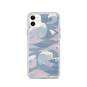 Japanese Wave Design iPhone Case - Multiple Models Available