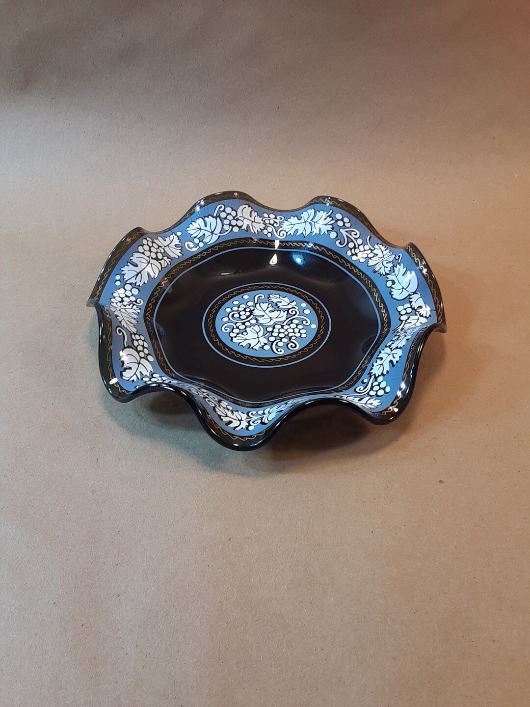ALMA Handpainted Oval Serving Bowl For Holidays,Curved Edged Serving Dish In Polish Pottery Style,Side Dishes,Ideal Decoration For Dinner Parties ,Kitchen Table And Birthday Gift-Bloom Garden Theme - View #7