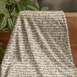 Book Sherpa Blanket Etsy