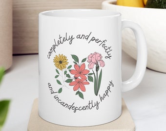 Pride and Prejudice Incandescently Happy Ceramic Mug 11oz