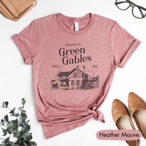 Anne of Green Gables Shirt | Anne With An E | Book Lover Tshirt Gift | Anne of Green Gables Crewneck Tee | Vintage Style Bookish Women&#39;s Top