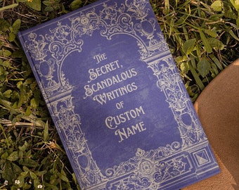 Journal personnalisé pour les femmes, journal secret de nouveauté de style vintage, cadeau de journal vert ou bleu pour le meilleur ami, cadeau d’amant de livre Fairycore