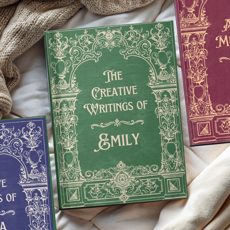 Personalized Journal | Creative Writings Vintage Style Diary | Custom ...