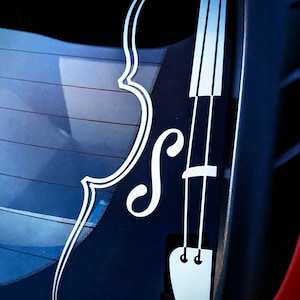 Violin / Cello / Viola / Double Bass Body Neck Music Vinyl Decal Sticker