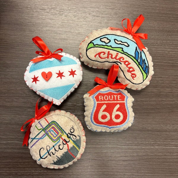 Chicago Bean Ornament Etsy