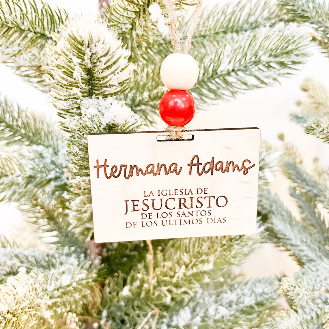 Missionary Tag Ornament Missionary Ornament LDS Ornament - Etsy