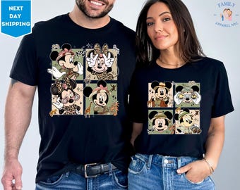 Disney Animal Kingdom Mickey Safari Shirt, Vintage Animal Kingdom Shirt, Disney Safari Trip Shirt, Disneyworld Shirts