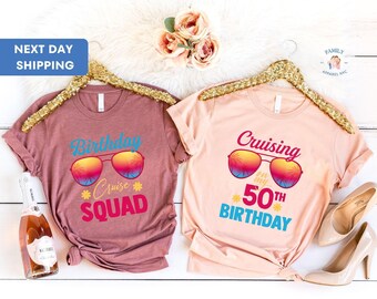Birthday Cruise Crew Shirt, Family Cruising Birthday, Matching Birthday Shirt, Birthday Cruise Squad Shirt, Family Tee