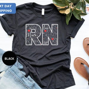 Registered Nurse Shirt, Gift For Nurse T-shirt, Graduation Gift, Nurse Week Appreciation, RN Gift, RN Tee