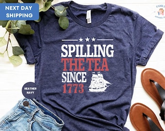Spilling The Tea Since 1773 Shirt, History Teacher Gift, Funny History Teacher T-Shirt, History Lover Gift