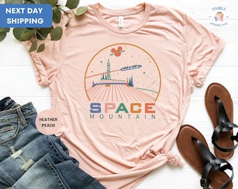 Magic Kingdom Space Mountain shirt, Vintage Space Mountain Shirt, Disney World Shirt, Disneyland Shirt, WDW Shirt